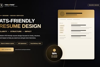 design an ats friendly professional resume