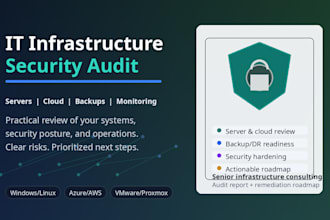 audit your IT infrastructure and security posture
