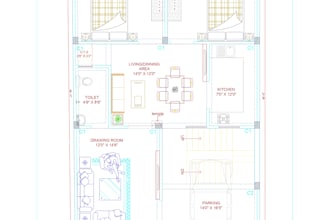 do professional architectural drafting and 2d cad floor plans