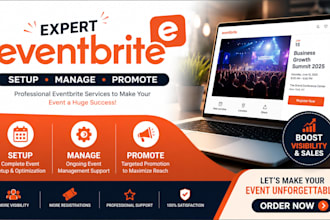 setup your event on eventbrite manage event on eventbrite event promotion