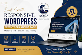 design professional wordpress website for your business