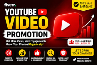 do organic youtube video promotion and channel monitization growth