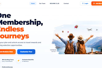 design and develop a modern responsive website using astro