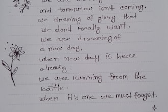 handwrite and translate english to bangla