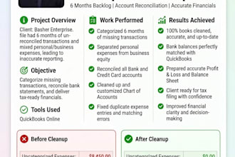 be your quickbooks online bookkeeper and accountant