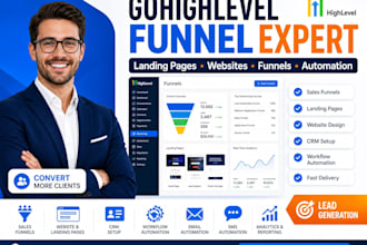gohighlevel ghl funnel builder landing page website sales funnel automation