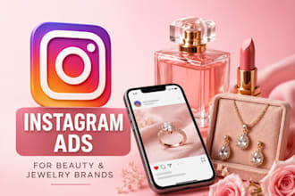 run instagram ads for beauty and jewelry brands