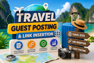 publish guest posts on travel websites