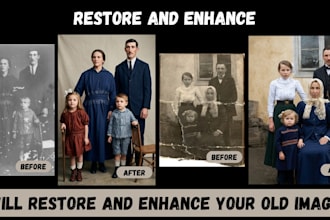 restore and enhance your old images
