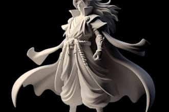 create custom 3d modeling, face sculpting, busts and mask design for 3d printing