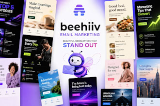 setup beehiiv newsletter beehiiv landing page beehiiv website email automation