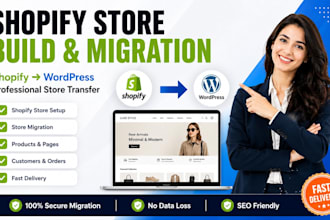 build shopify store transfer shopify store to wordpress migrate ecommerce store