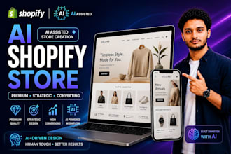 build a premium ai assisted shopify store for your business