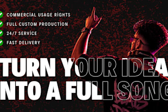 turn your scratch music or lyrics into a full produced song