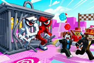 create a custom roblox game, obby, tycoon, simulator in roblox studio