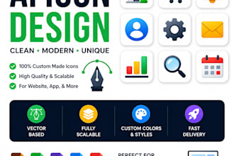 design custom ai icons for any project