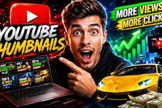 design stunning youtube thumbnails for your channel