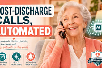 build an ai voice agent for patient post discharge follow up calls