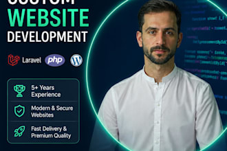 build laravel ecommerce website and web application
