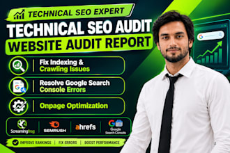 do a technical SEO audit, website audit report, fix onpage optimization