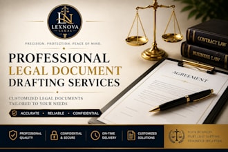 draft a professional business contract or legal agreement
