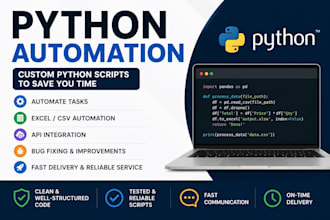 create a custom python automation script