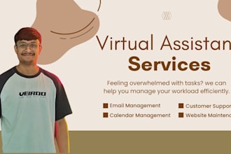 be your virtual assistant for admin, social media and web support