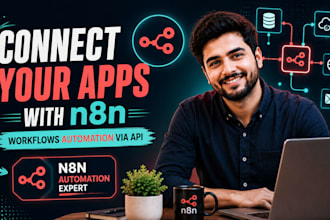 build n8n workflow automation with API integrations
