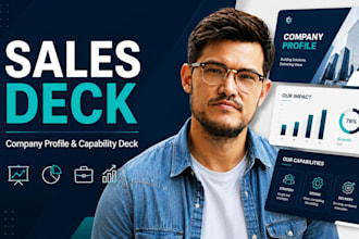 design sales deck company profile presentation and capability deck for b2b brand
