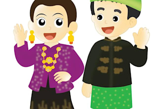 design a custom vector character illustration
