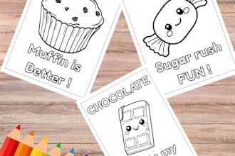 make kids and adults coloring pages