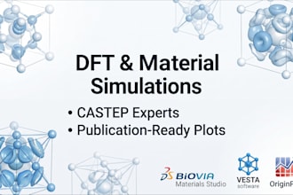 perform dft calculations and material simulations using castep