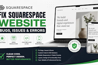fix squarespace website bugs issues and errors mobile responsive custom code CSS