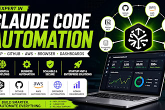 claude code github automation, mcp integrations, AWS workflows admin dashboard