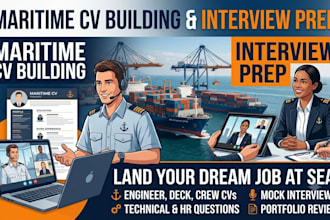 write an ats optimized maritime resume and prepare you for marine interview