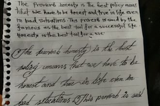 write anything with my handwriting