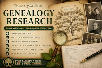do your genealogy family history research