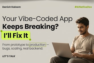 fix, scale, and productionize your vibe coded app