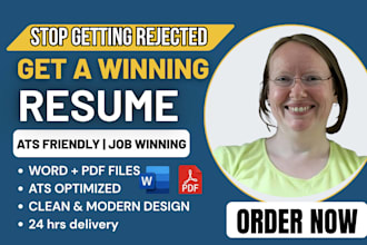 write and upgrade your resume, cv, cover letter, linkedin