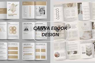 editable canva workbook design canva lead magnet journal design canva pdf