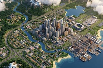 build custom minecraft city, spawn, lobby, castle, or adventure map world fast