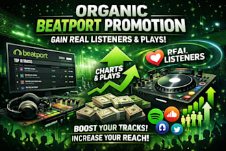 organic beatport marketing promotion gain real listeners
