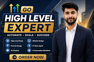 be your gohighlevel expert for website, funnel, and automation setup