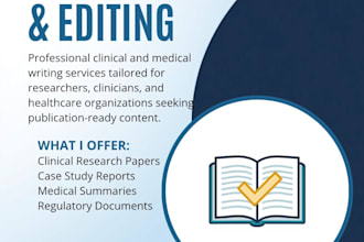 proofread and edit your medical or radiology manuscript