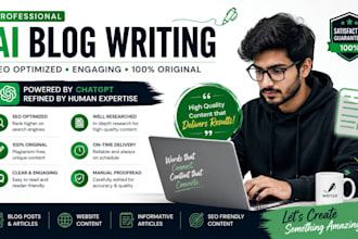 write ai content using chatgpt for blogs, articles, and websites