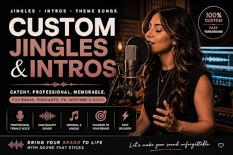 create podcast intros, jingles, theme songs