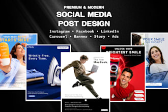 design premium social media posts and ads for your business