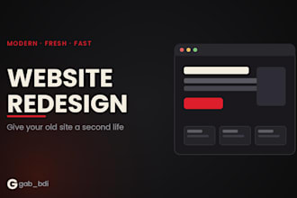 redesign your outdated website into a modern one