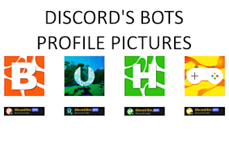 design a custom discord bot logo or avatar icon