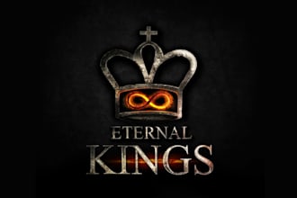 create a new chess crown logo for the game eternal kings